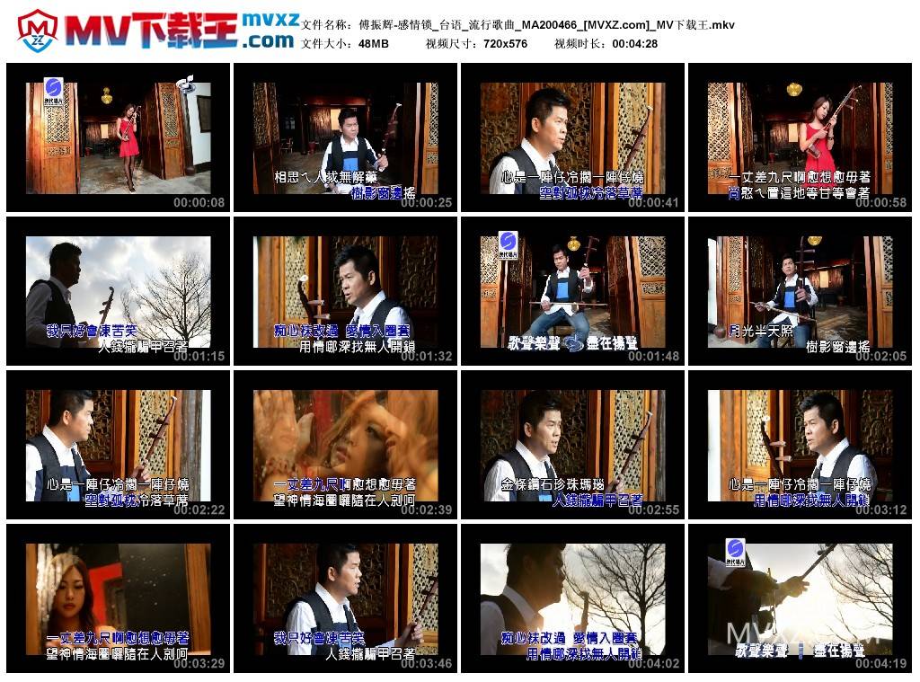 傅振辉-感情锁_台语_流行歌曲_MA200466